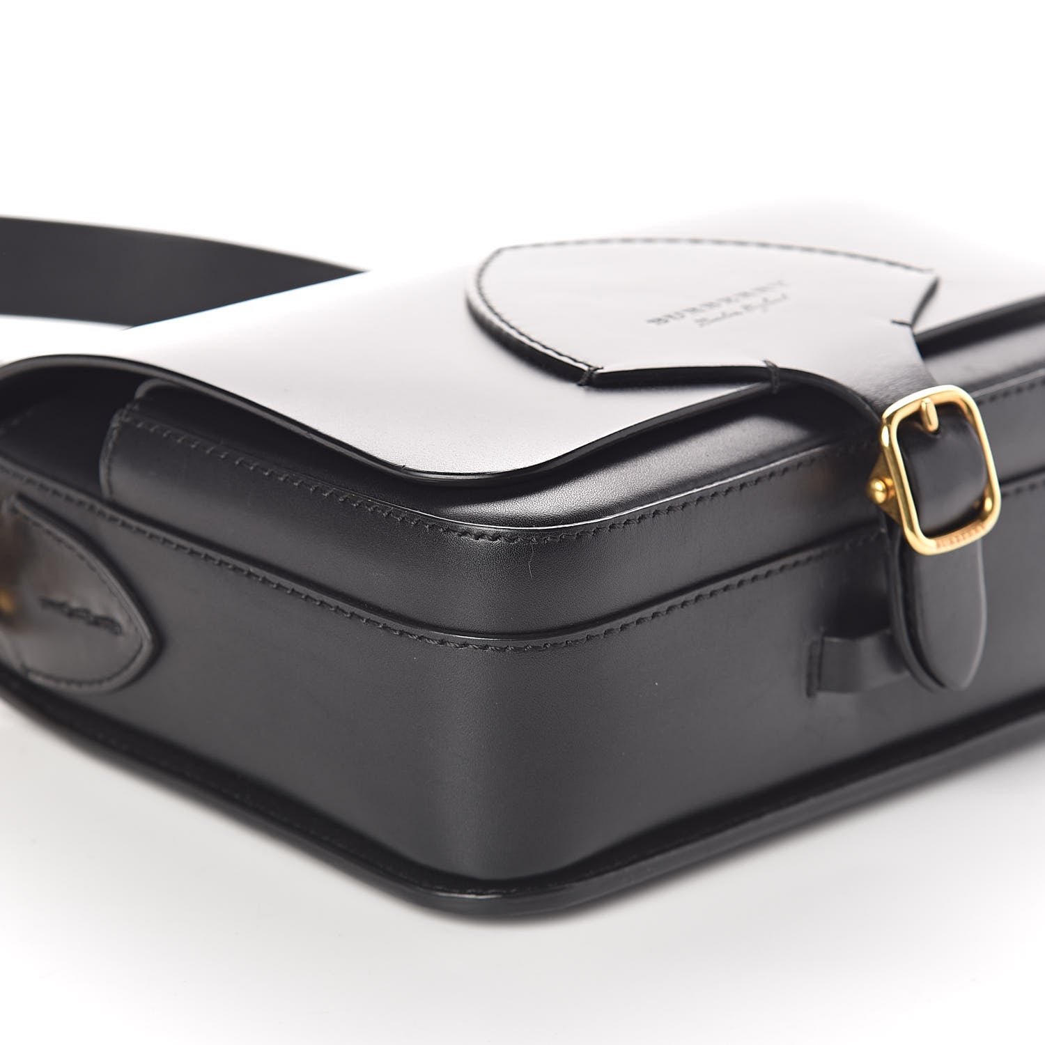Burberry Supple Bridle Square Satchel Black 7 of 8