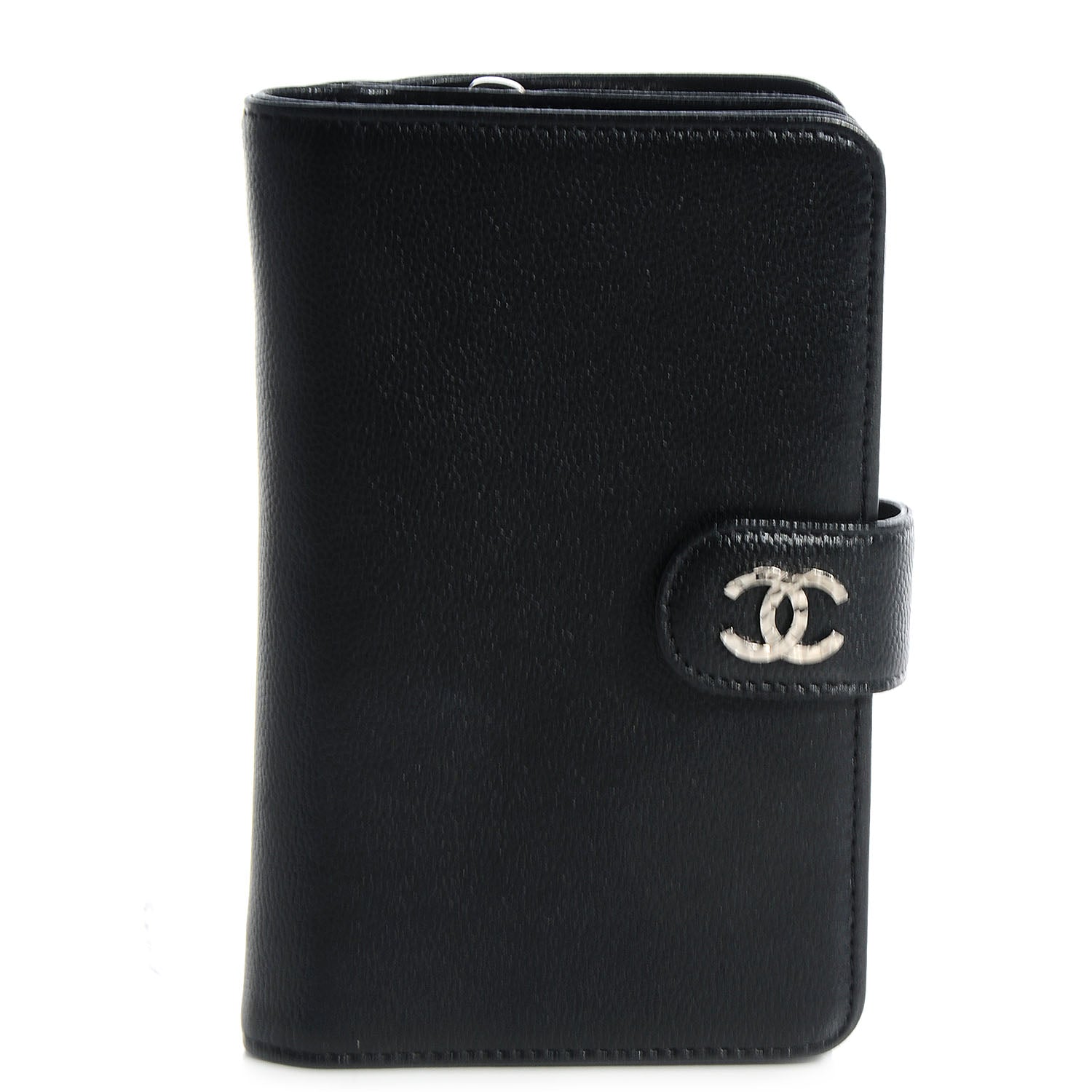Chanel Caviar Sevruga L-Zip Pocket Wallet Black 1 of 9