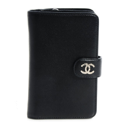 Chanel Caviar Sevruga L-Zip Pocket Wallet Black 1 of 9