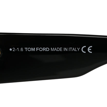 Tom Ford Acetate Anoushka Cat Eye Sunglasses TF371 Black 6 of 9