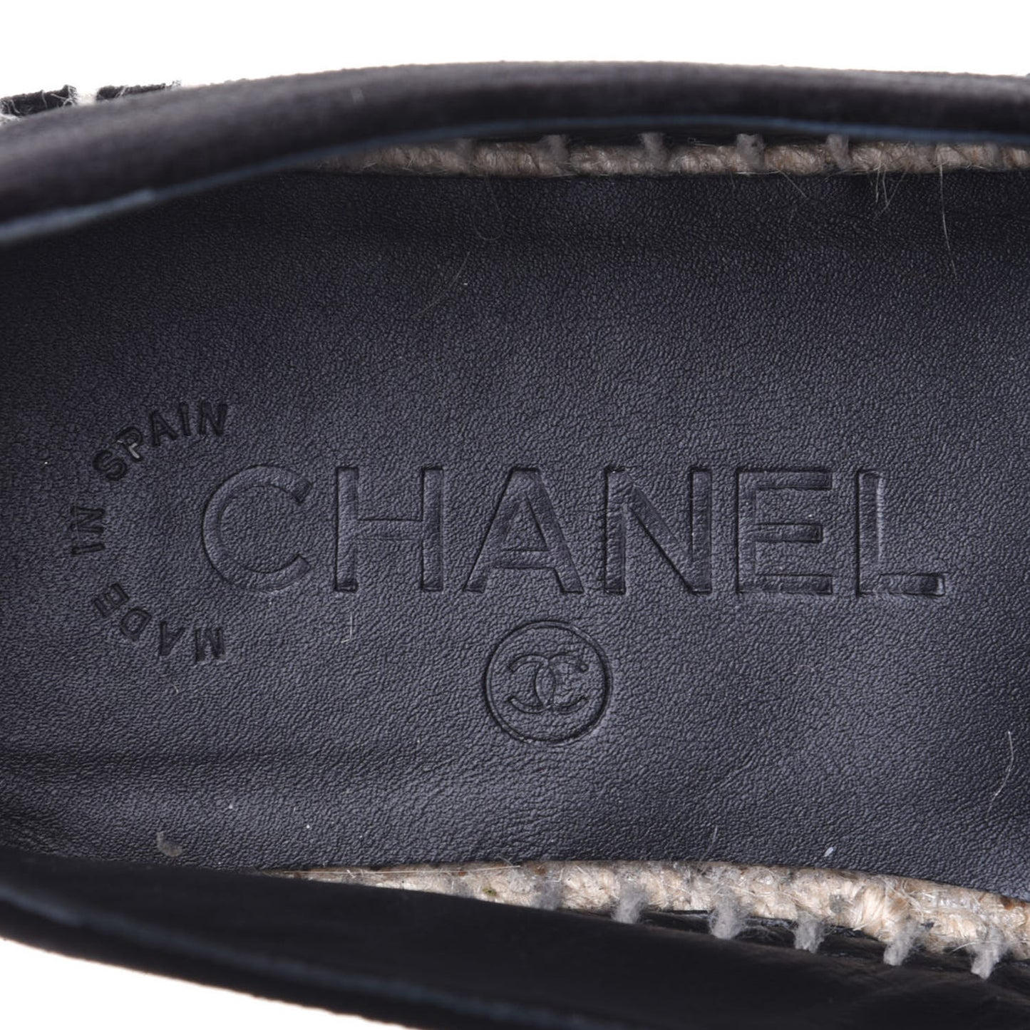 Velvet Logo Espadrilles 36 Black