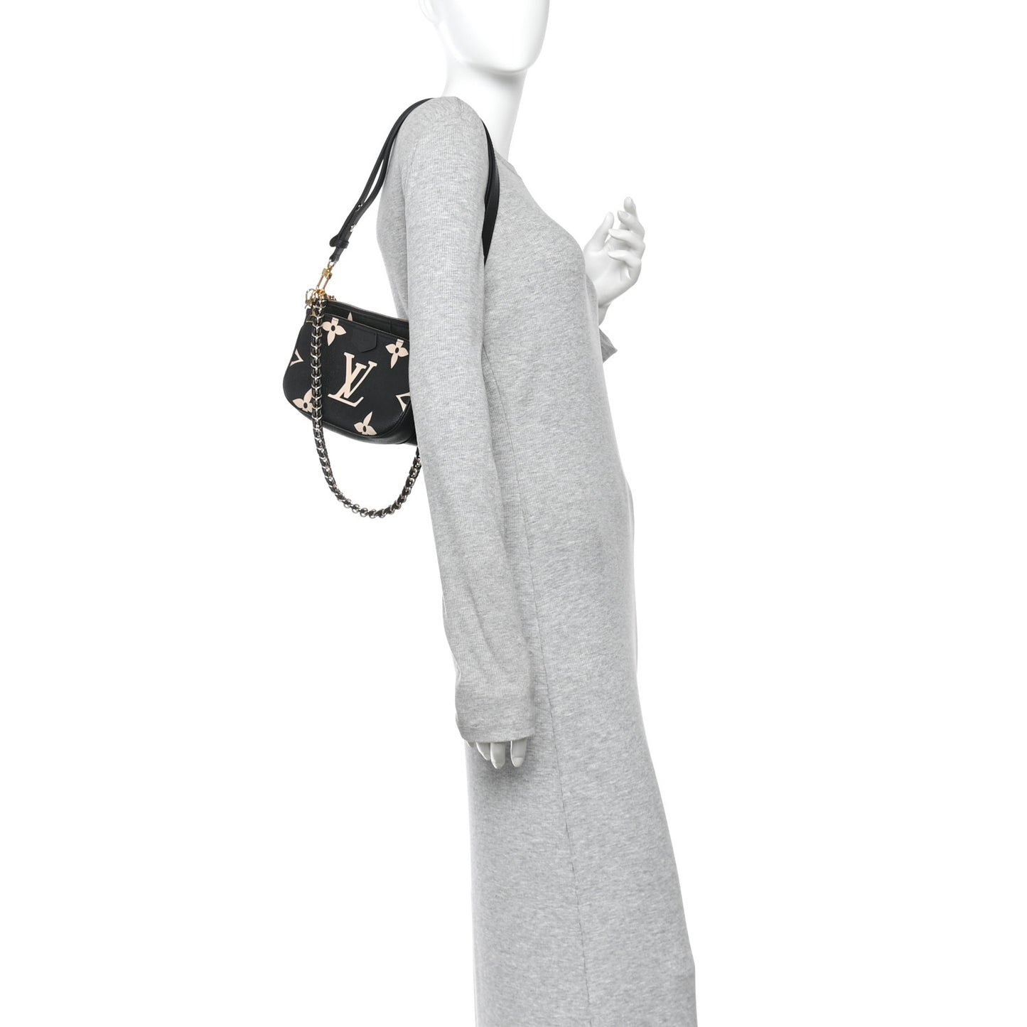 Empreinte Monogram Giant Multi Pochette Accessories Black Beige