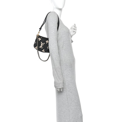 Louis Vuitton Empreinte Monogram Giant Multi Pochette Accessories Black Beige 2 of 9