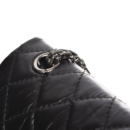 Chanel Aged Calfskin Quilted 2.55 Reissue 226 Flap Black 9 of 10