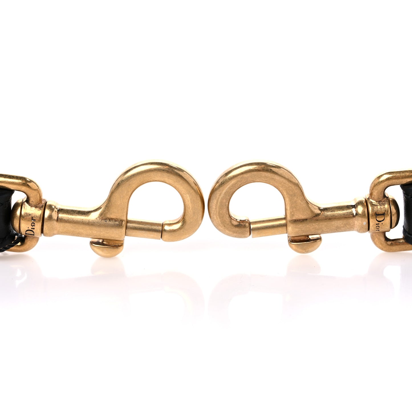 Canvas Embroidered Shoulder Strap Black