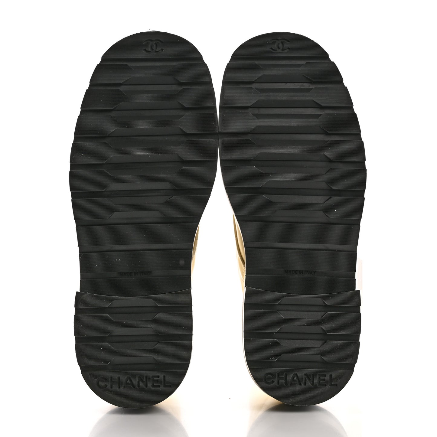 Shiny Lambskin Quilted Lace Up Combat Boots 36.5 White Black