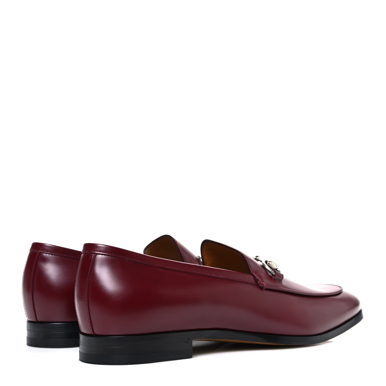 Gucci Betis Glamour Calfskin Mens Jordaan Loafers 10.5 Rosso Ancora 5 of 11