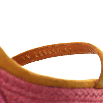 Saint Laurent Suede Riviera 105 Espadrille Sandals 37 Multicolor 7 of 13
