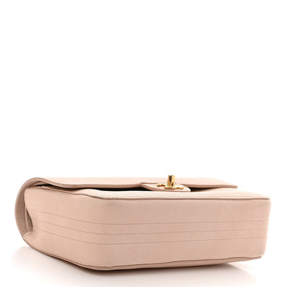 Chanel Grained Calfskin Medium Classic Pure Double Flap Nude 4 of 9