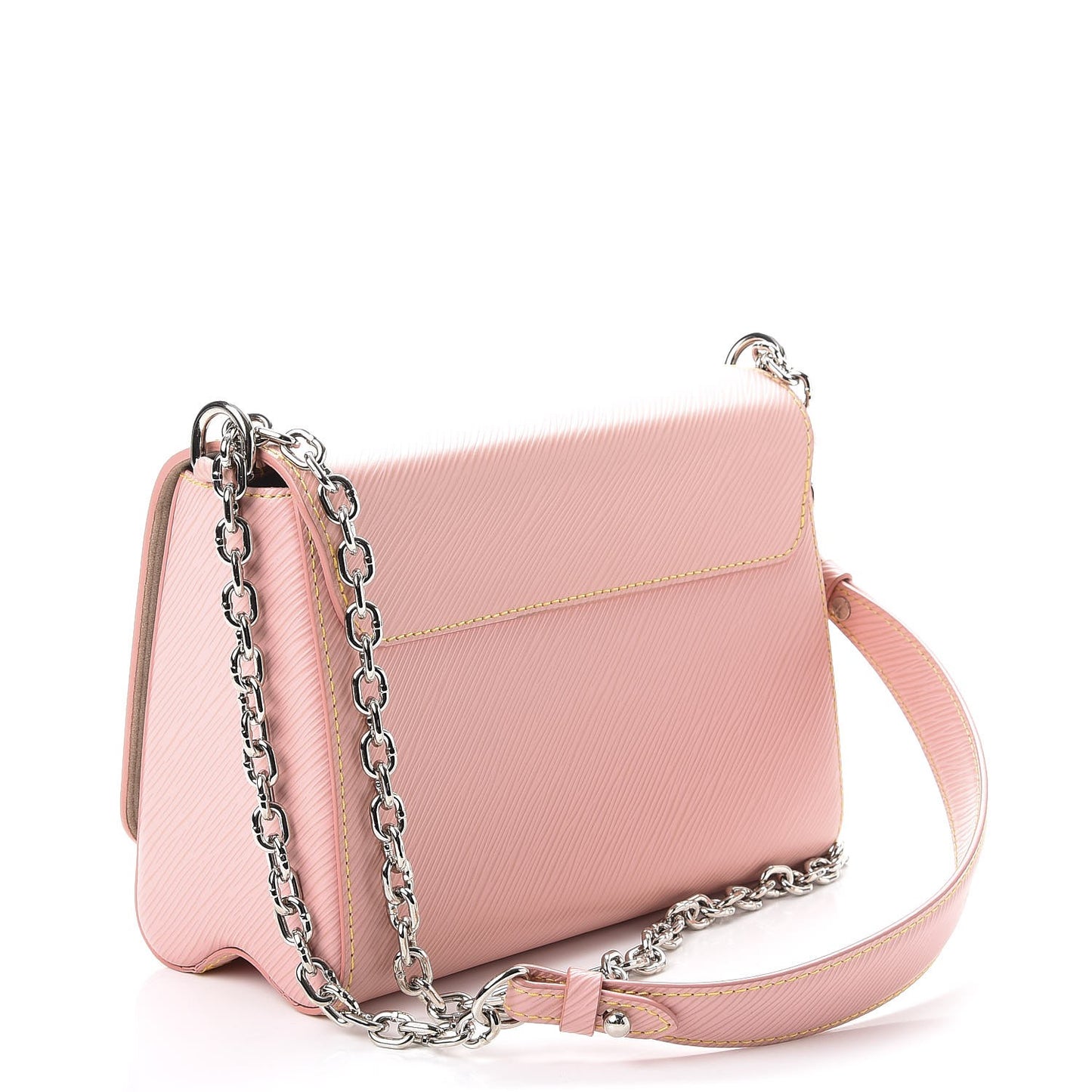 Epi Twist Shoulder Bag MM Rose Ballerine