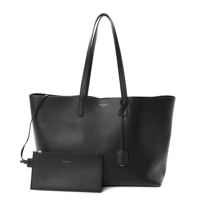 Saint Laurent Calfskin Large Shopping Tote Black 1 of 7
