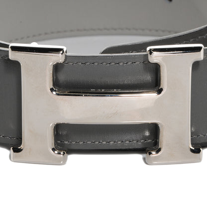 Hermes Box Reversible Polished Constance 32mm H Belt 70 Graphite Gris Pale 7 of 7