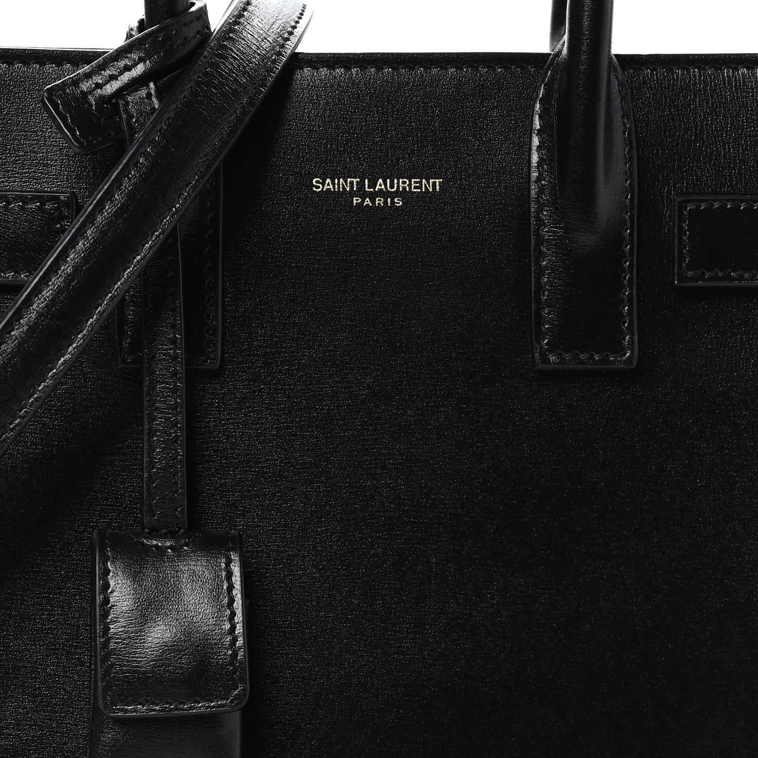 Saint Laurent Calfskin Nano Sac De Jour Black 8 of 10