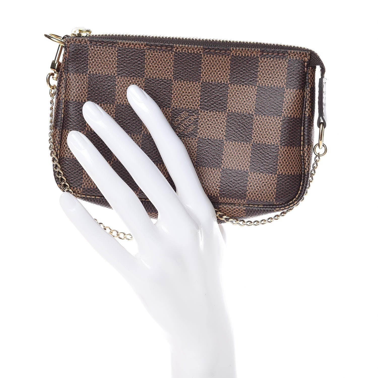 Louis Vuitton Damier Ebene Mini Pochette Accessories 2 of 10