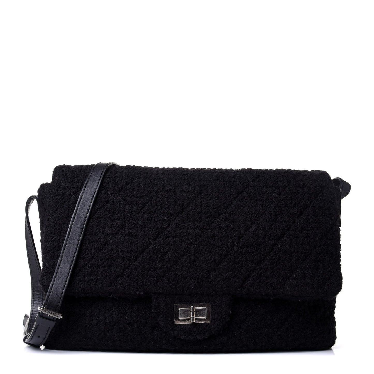 Tweed Easy 2.55 Reissue Flap Black