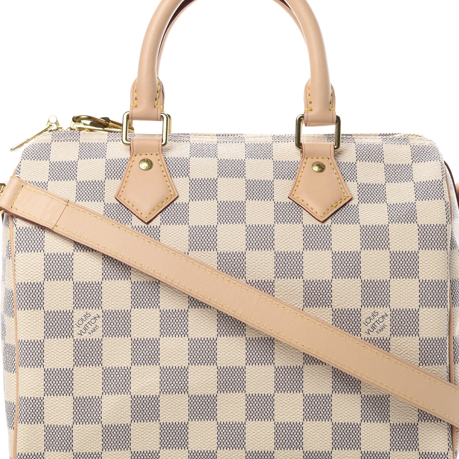 Louis Vuitton Damier Azur Speedy Bandouliere 25 10 of 14