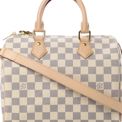 Louis Vuitton Damier Azur Speedy Bandouliere 25 10 of 14