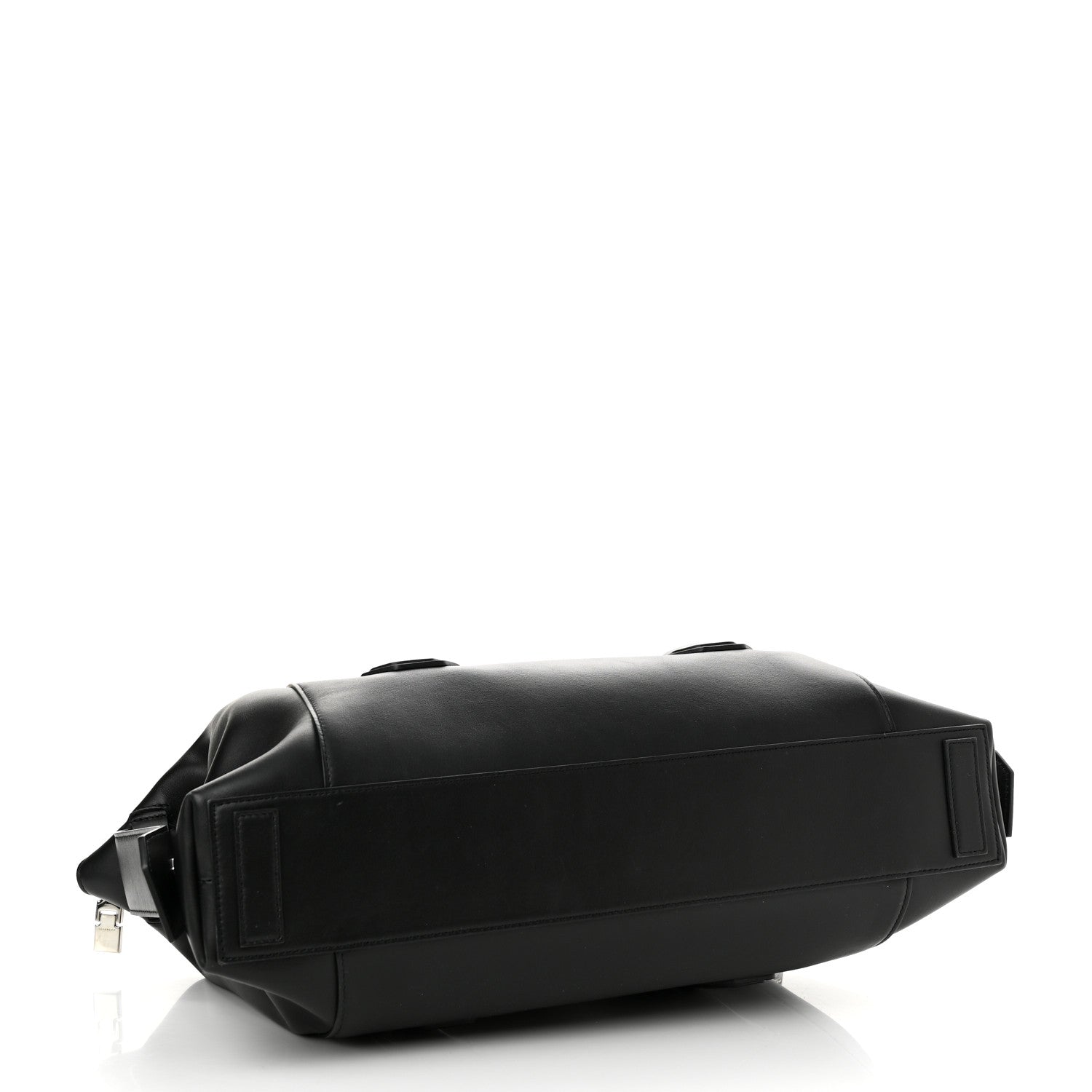 Givenchy Smooth Calfskin Medium Antigona Lock Duffle Bag Black 4 of 10
