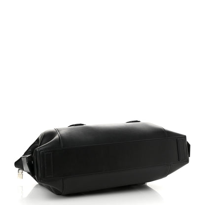 Givenchy Smooth Calfskin Medium Antigona Lock Duffle Bag Black 4 of 10