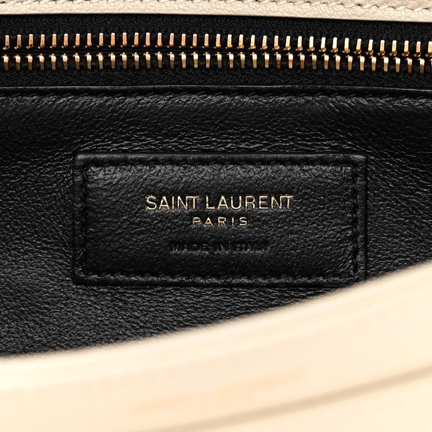 Saint Laurent Lambskin Matelasse Amalia Chain Shoulder Bag Creama Soft 6 of 9