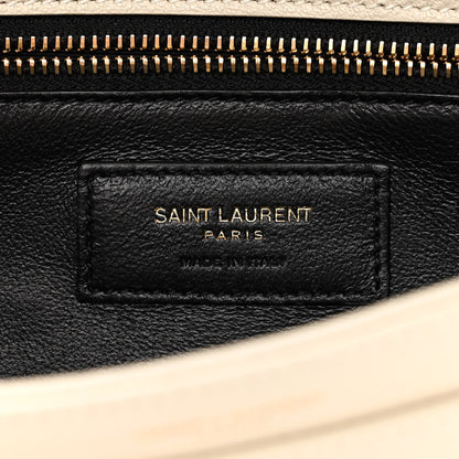 Saint Laurent Lambskin Matelasse Amalia Chain Shoulder Bag Creama Soft 6 of 9