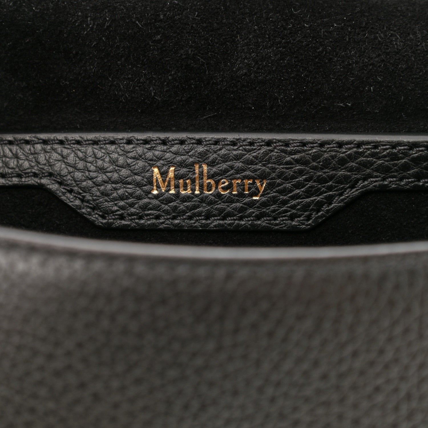 Mulberry Small Classic Grain Calfskin Small Amberley Satchel Black 5 of 10