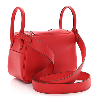 Hermes Swift Mini Lindy 20 Rouge De Coeur 3 of 9