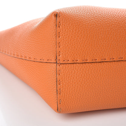 Fendi Cuoio Romano Selleria Bi-Color Large Carla Shopping Tote Orange Stone 5 of 9