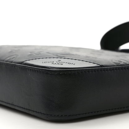 Louis Vuitton Calfskin Monogram Shadow Duo Messenger Black 8 of 9