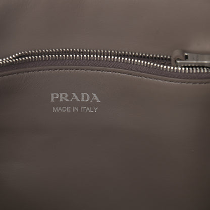 Prada Soft Calfskin Impunture Diagramme Tote Bambu 6 of 10