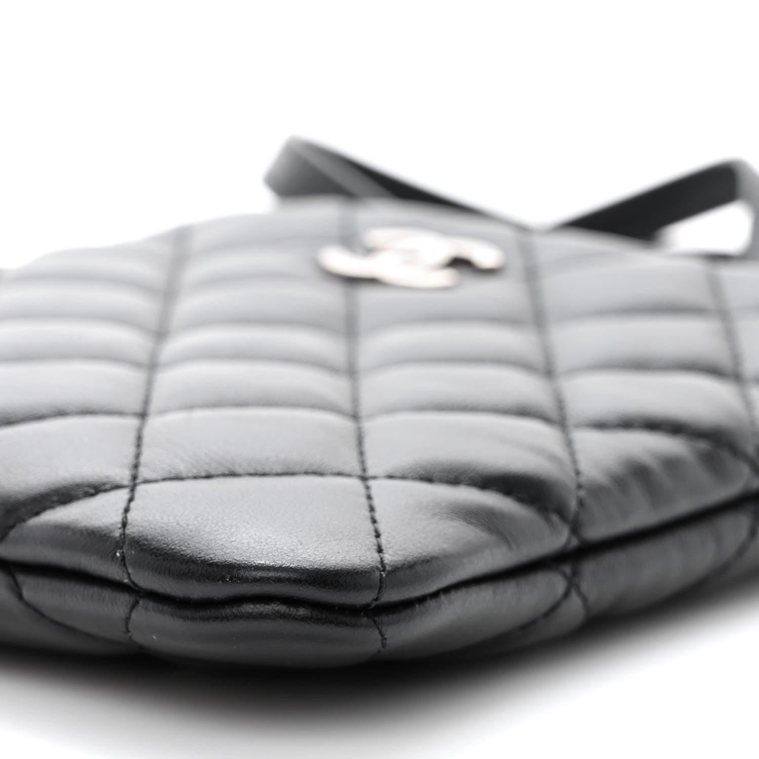 Chanel Lambskin Quilted Crossbody Bag Black 11 of 11