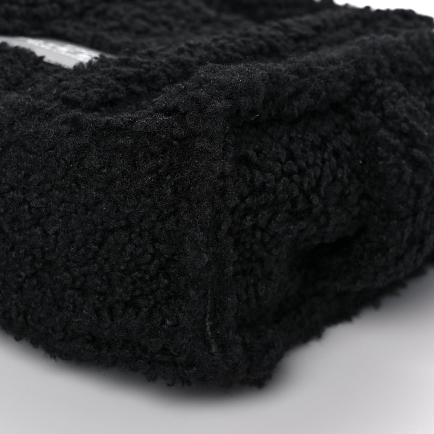 Polyester Cotton Mini The Teddy Traveler Tote Bag Black