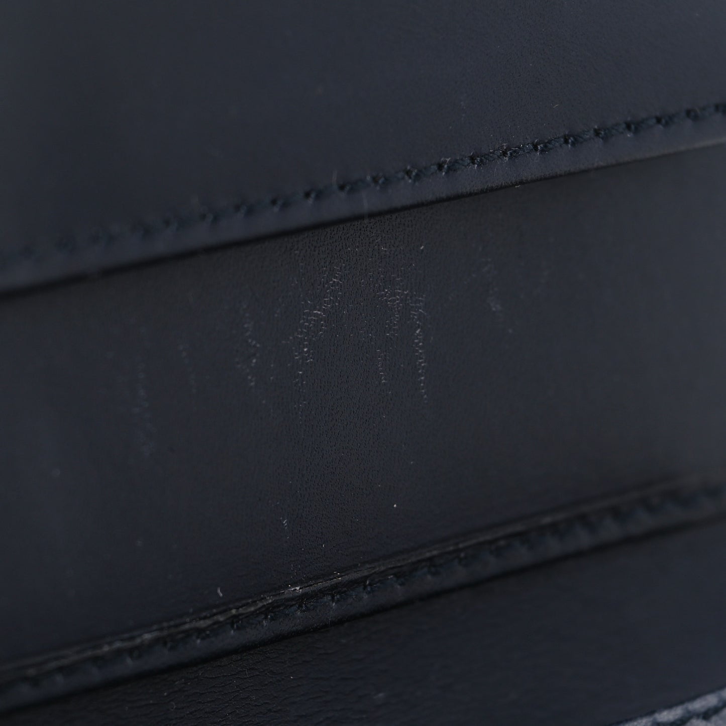 Monogram Calfskin Ladies Web Long Wallet Beige Blue