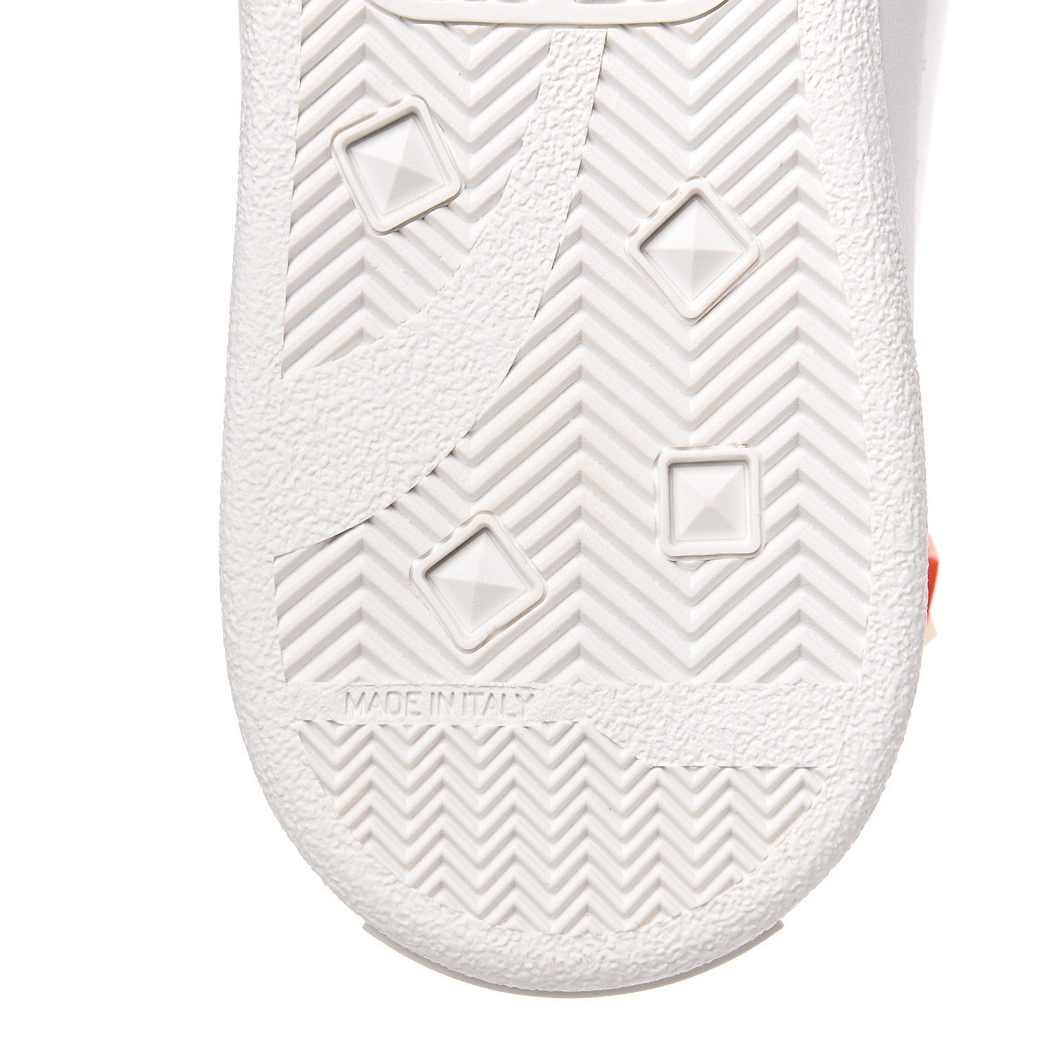 Valentino Garavani Calfskin Womens Backnet Sneakers 37 White Orange Fluo 7 of 10