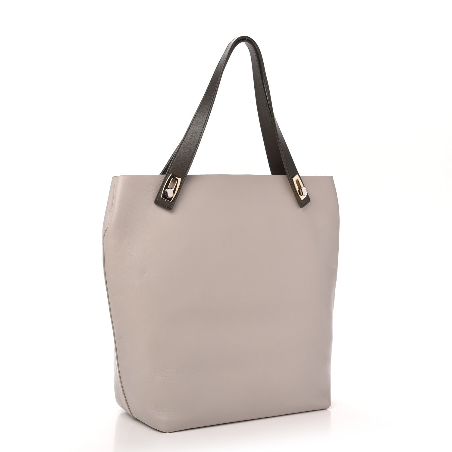 Balenciaga Calfskin Pocket Tote M Taupe 3 of 9