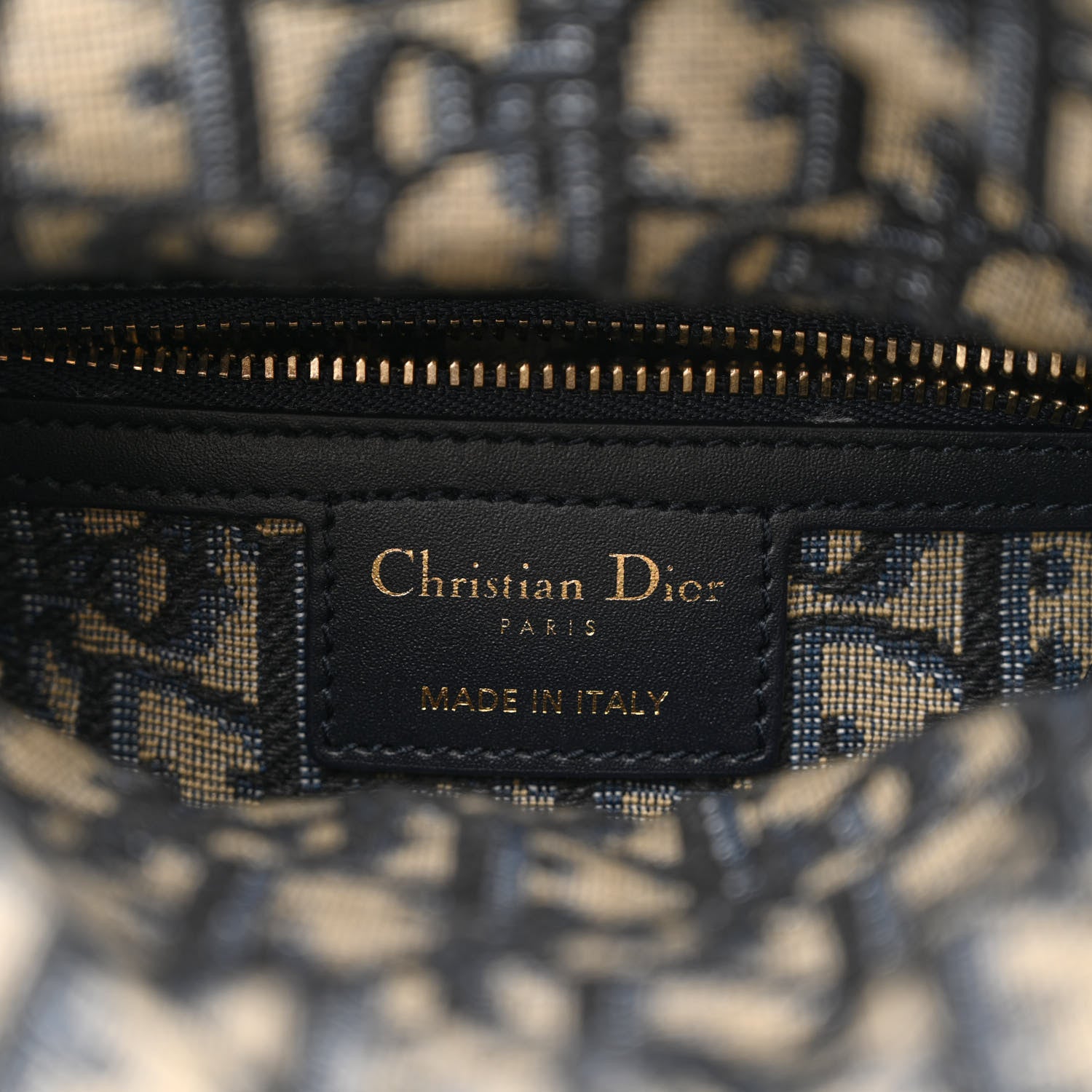 Christian Dior Wicker Oblique Mini Lady Dior Bag Blue 6 of 10