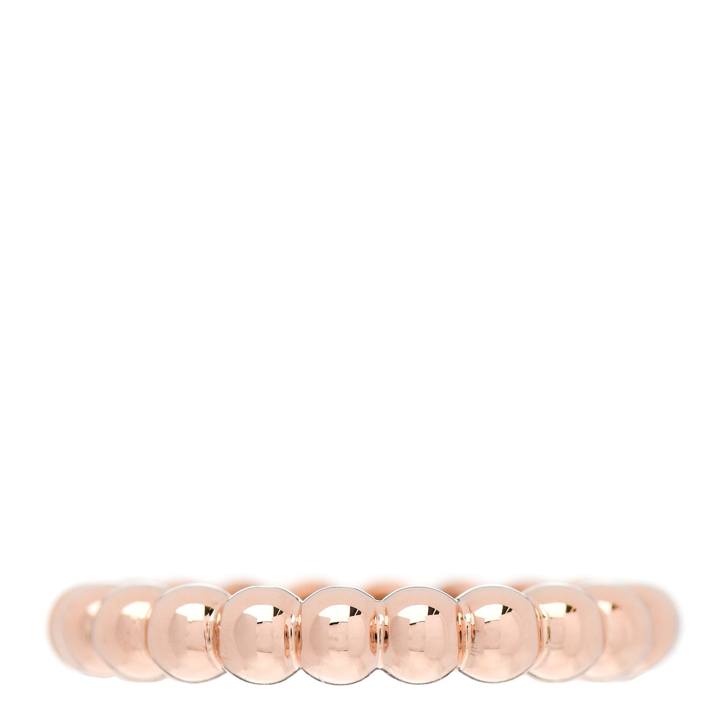 18K Rose Gold Medium Perlee Ring 54 6.75