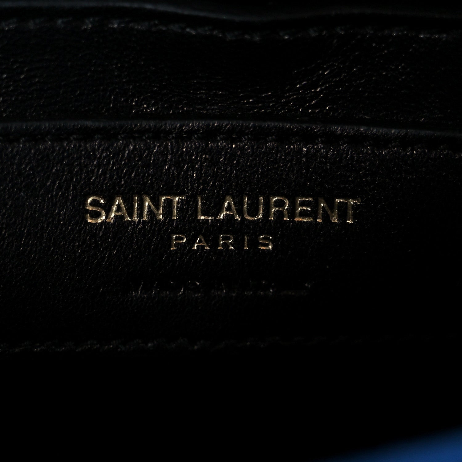 Saint Laurent Suede Small Classic Monogram Kate Tassel Satchel Blue 6 of 11