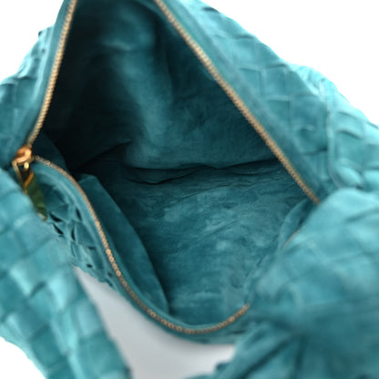 Bottega Veneta Suede Calfskin Intrecciato Teen Jodie Hobo Scuba 5 of 10