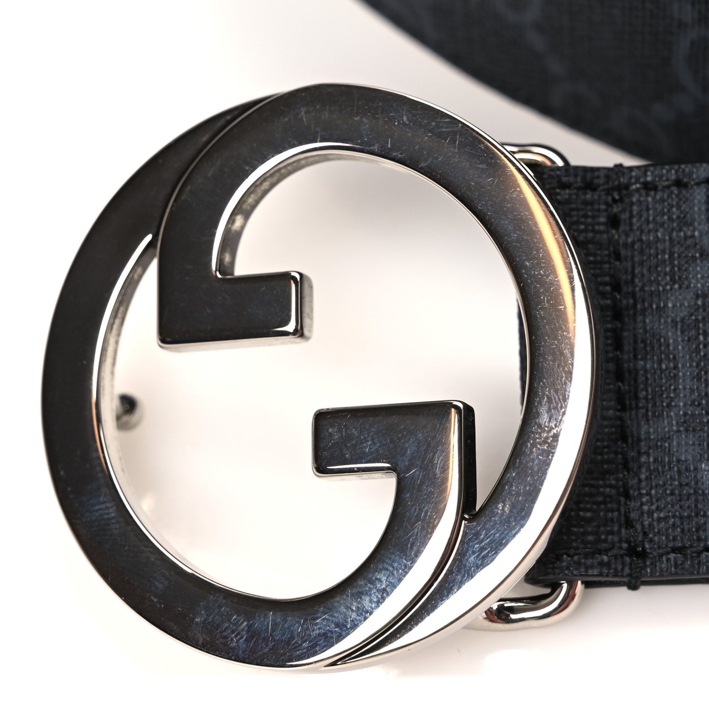 GG Supreme Monogram Blondie 40mm Belt 85 34 Black