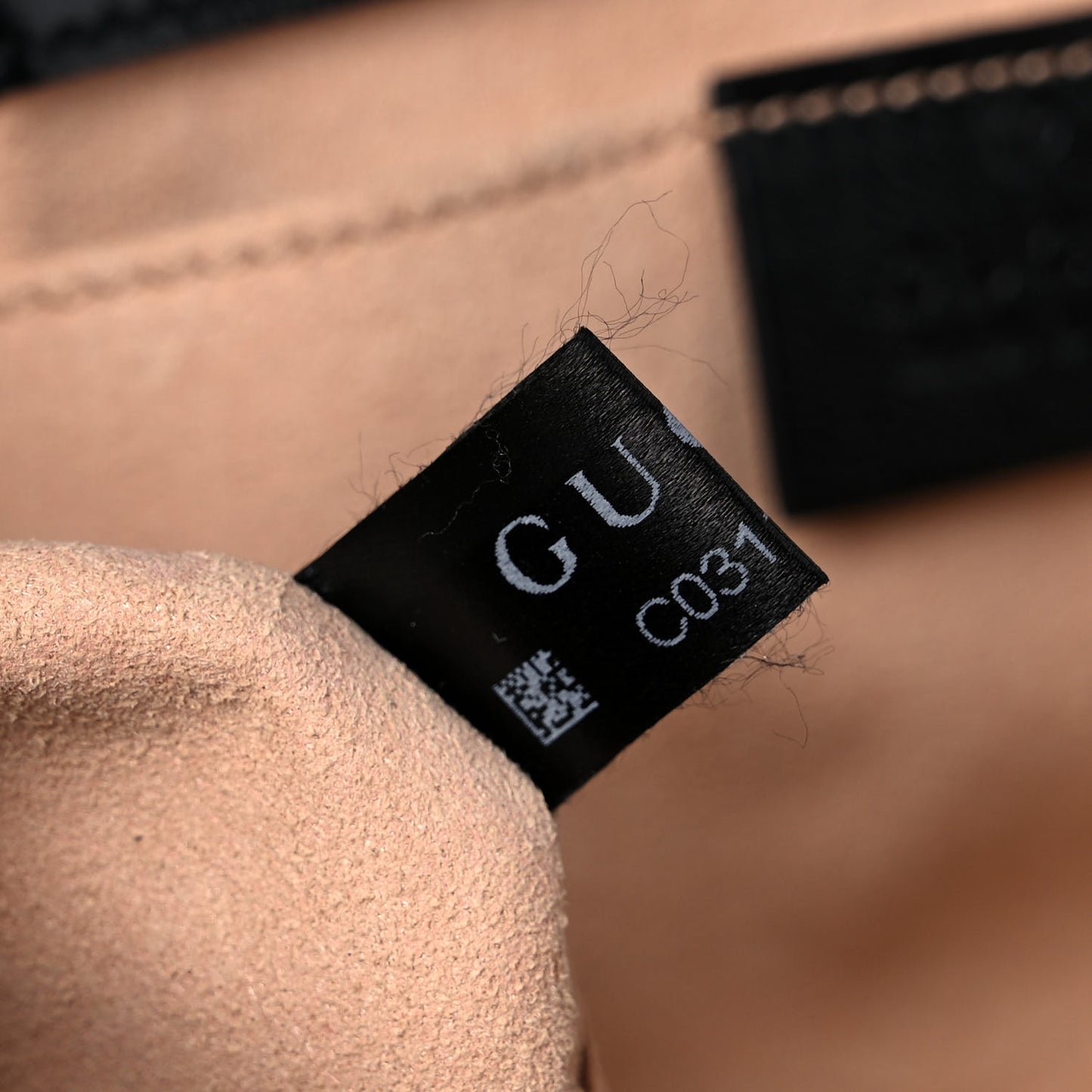 Monogram Matelasse Diagonal Mini GG Marmont Shoulder Bag Beige Black