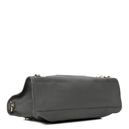 Balenciaga Chevre Gold Metallic Edge Hardware City Gris Acier 3 of 4