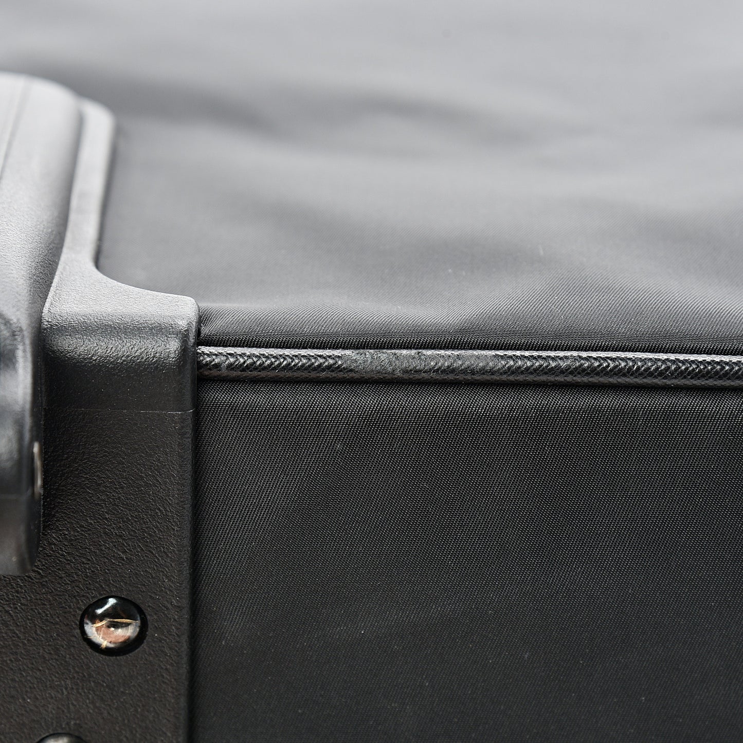 Tessuto Nylon Saffiano Trolley Luggage Black