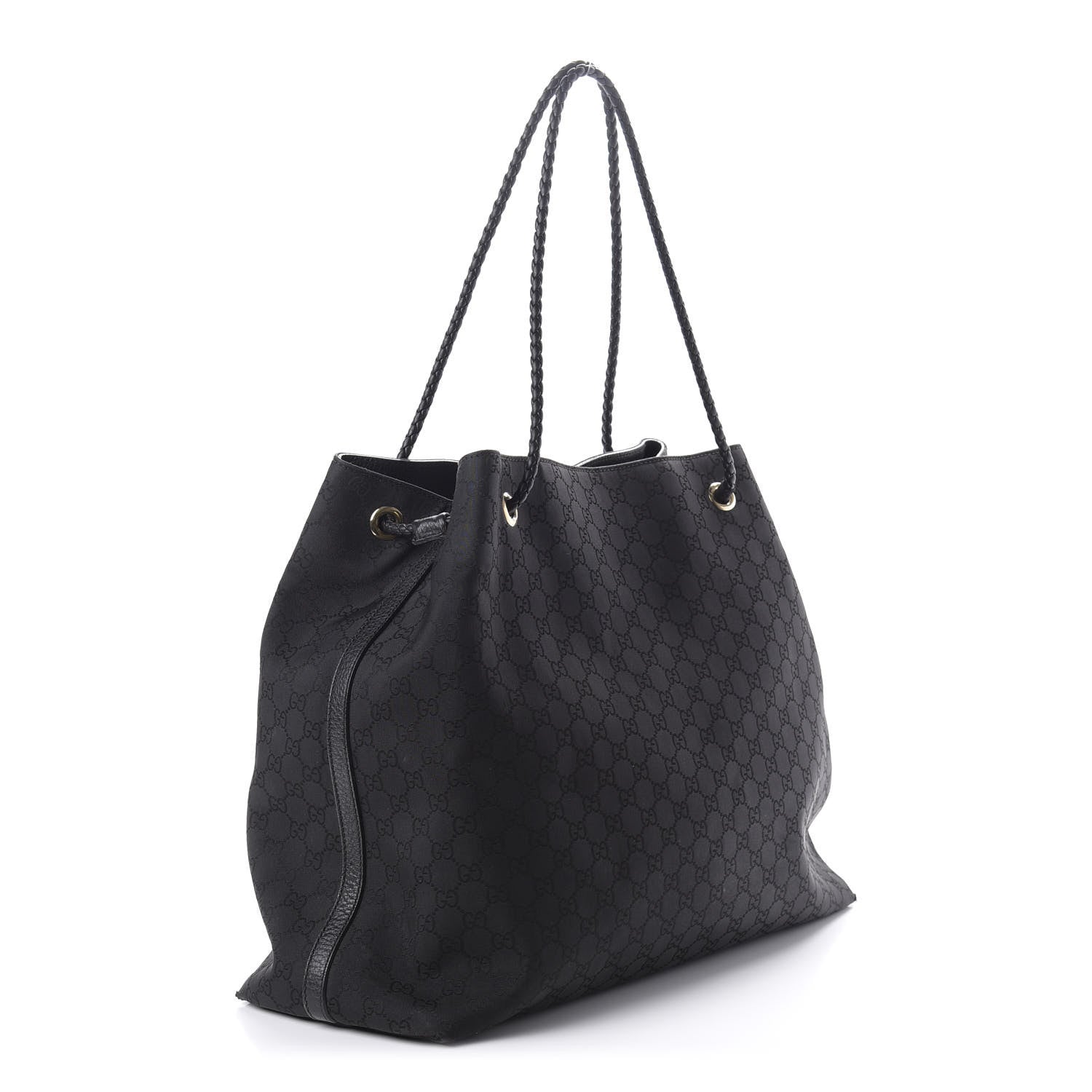 Gucci Nylon Monogram Gifford Tote Black 3 of 10