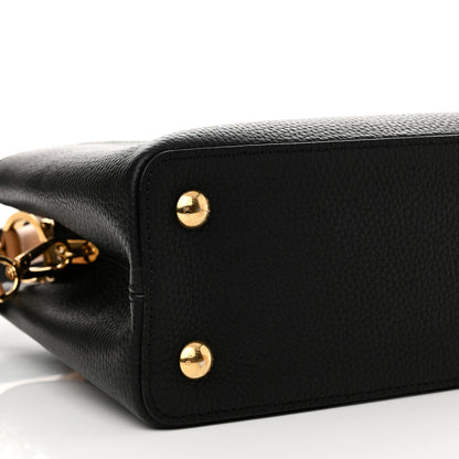Louis Vuitton Taurillon Capucines PM Black Arizona 8 of 11