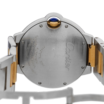 Cartier Stainless Steel 18K Yellow Gold 36mm Ballon Bleu De Cartier Automatic Watch 4 of 4