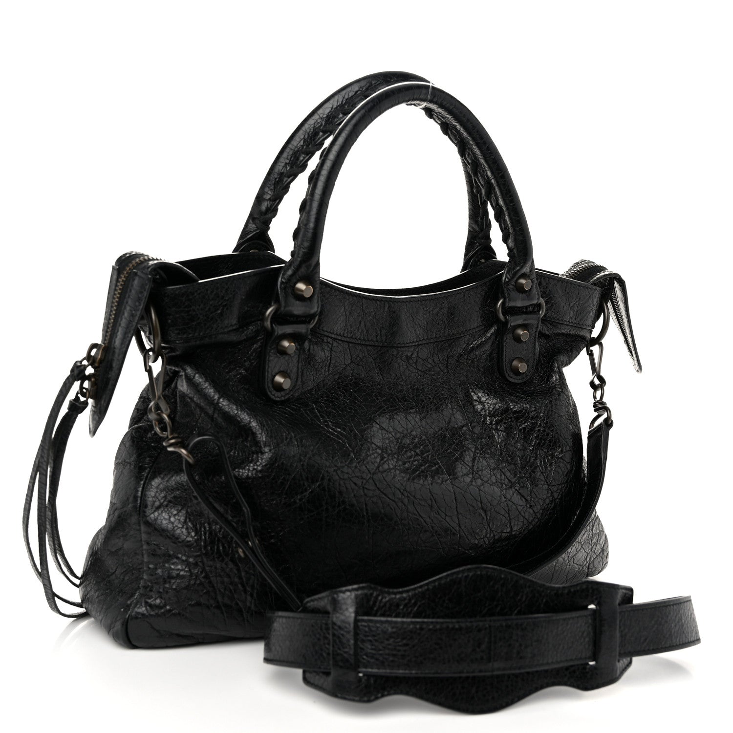 Balenciaga Agneau Classic Hardware Town Black 3 of 11
