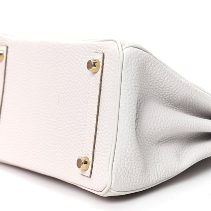 Hermes Togo Birkin 25 Gris Pale 10 of 11