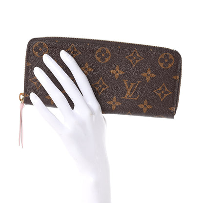 Louis Vuitton Monogram Clemence Wallet Rose Ballerine 2 of 8