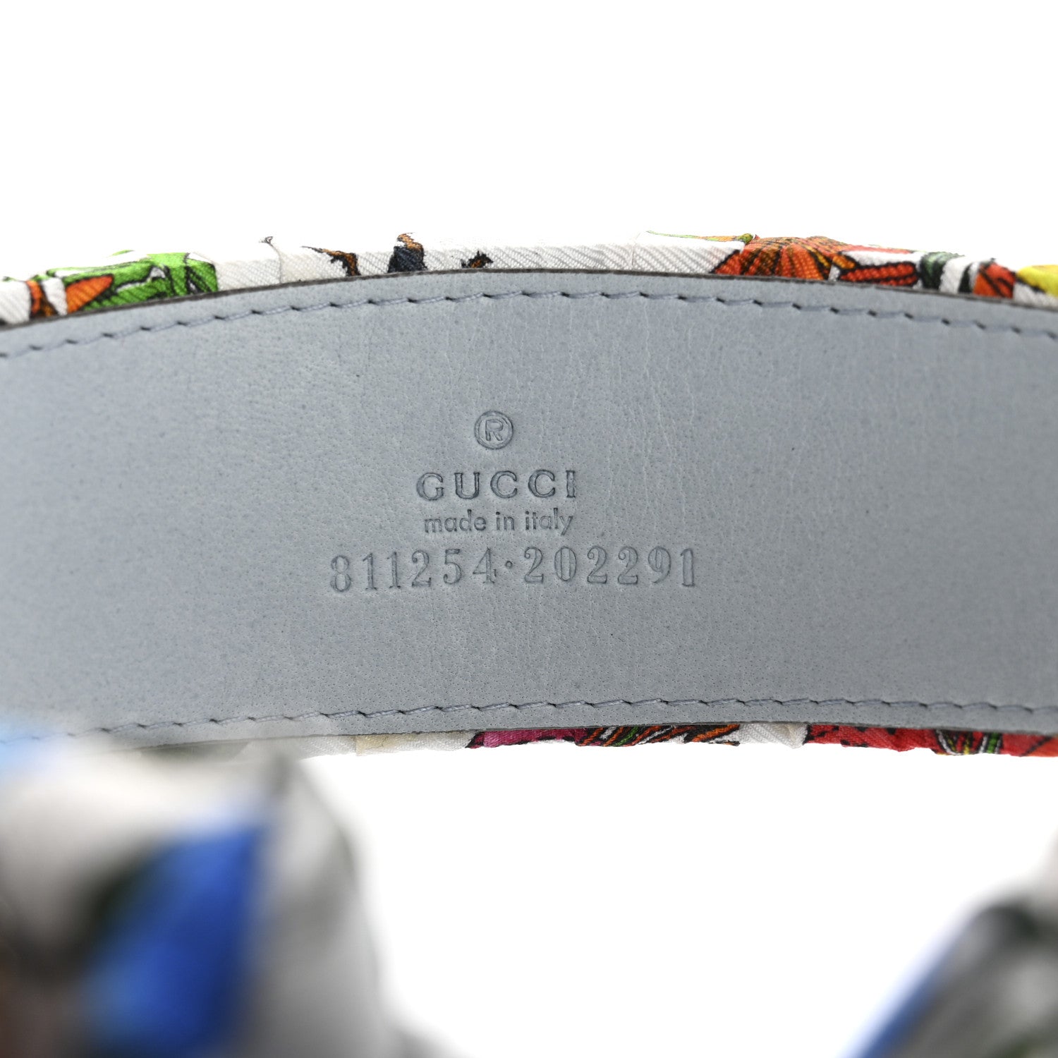 Gucci Silk Twill Flora Print Headband White 4 of 5